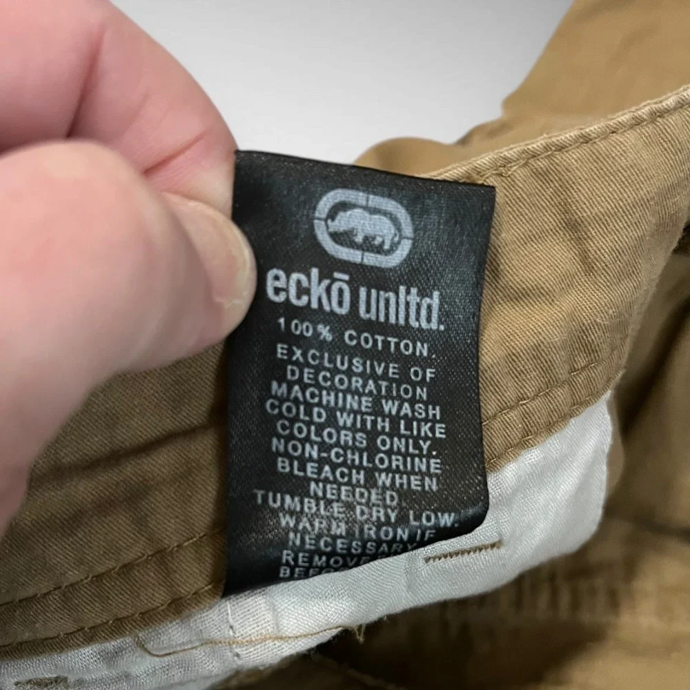 ECKO UNLIMITED Men's Brown Cargo Shorts Size 34 | EUC